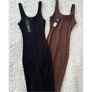 Fashion Nova snatched midi dresses